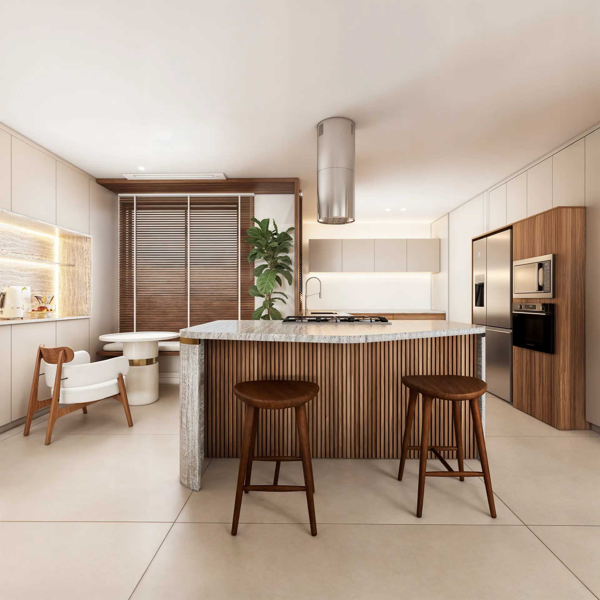 Cozinha do apartamento Legend