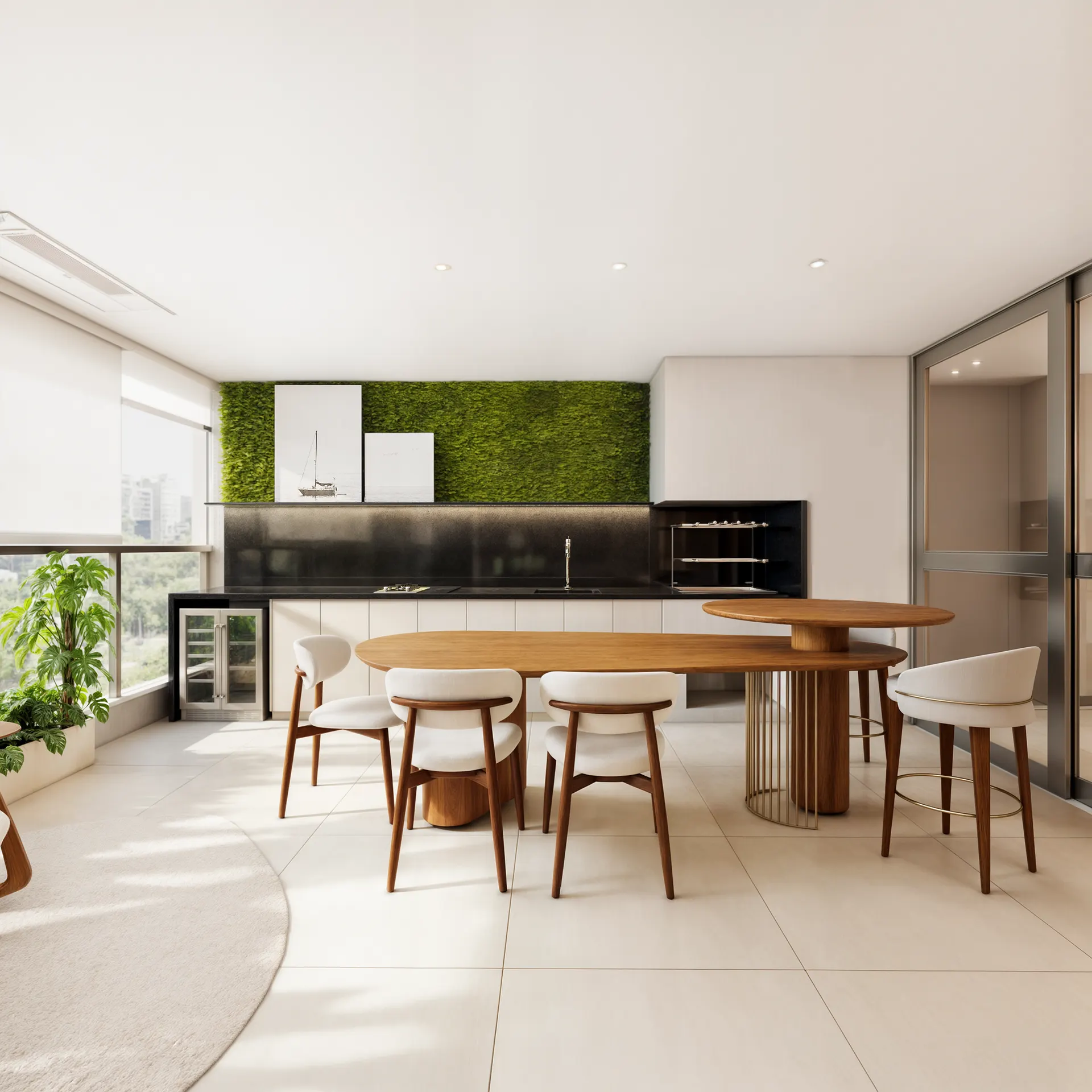 Jantar do apartamento Legend
