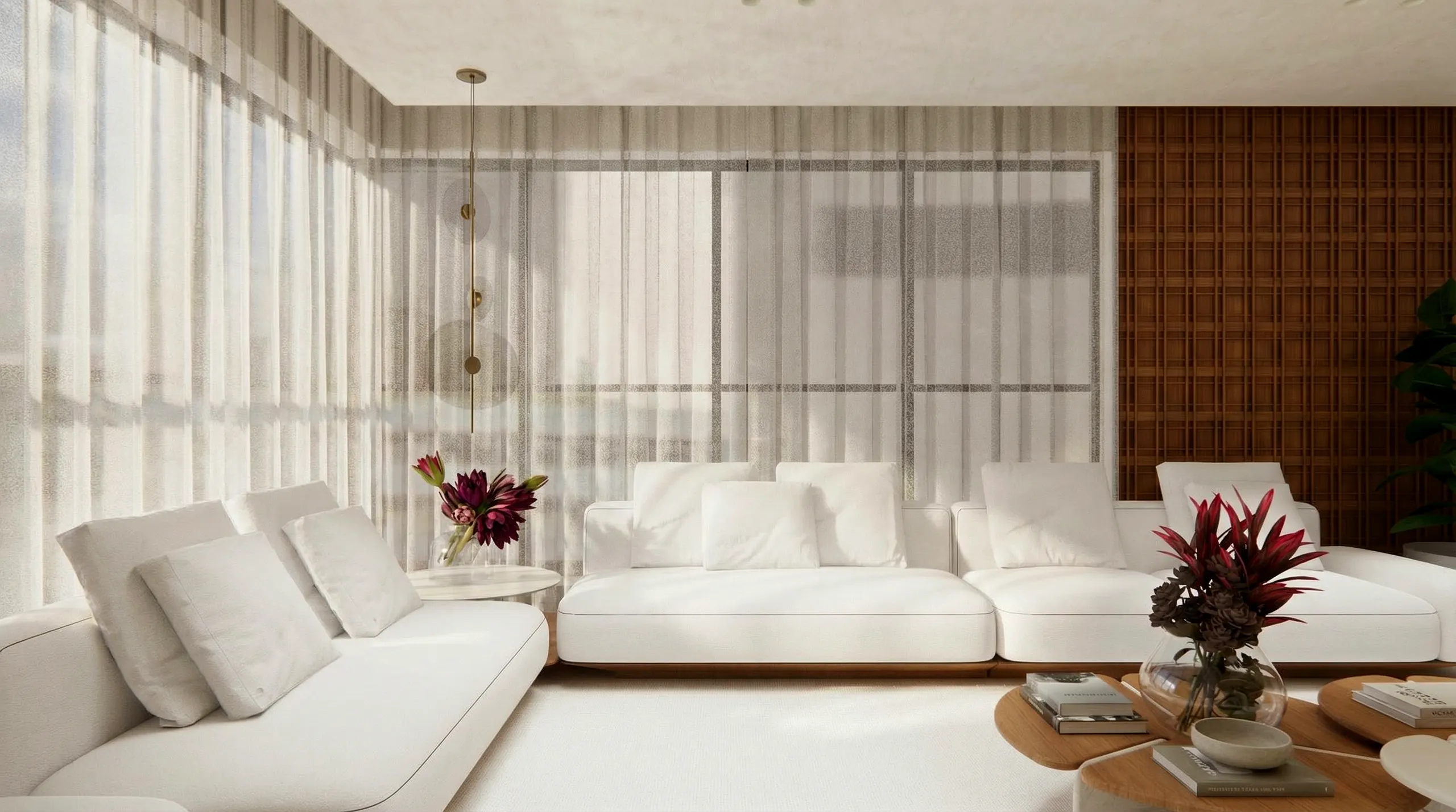 Living do apartamento The Mark