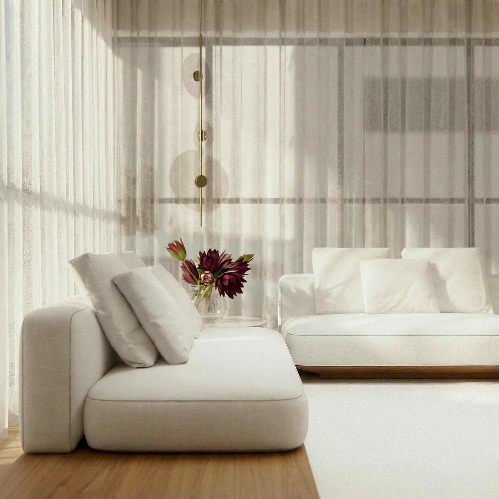 Living do apartamento The Mark