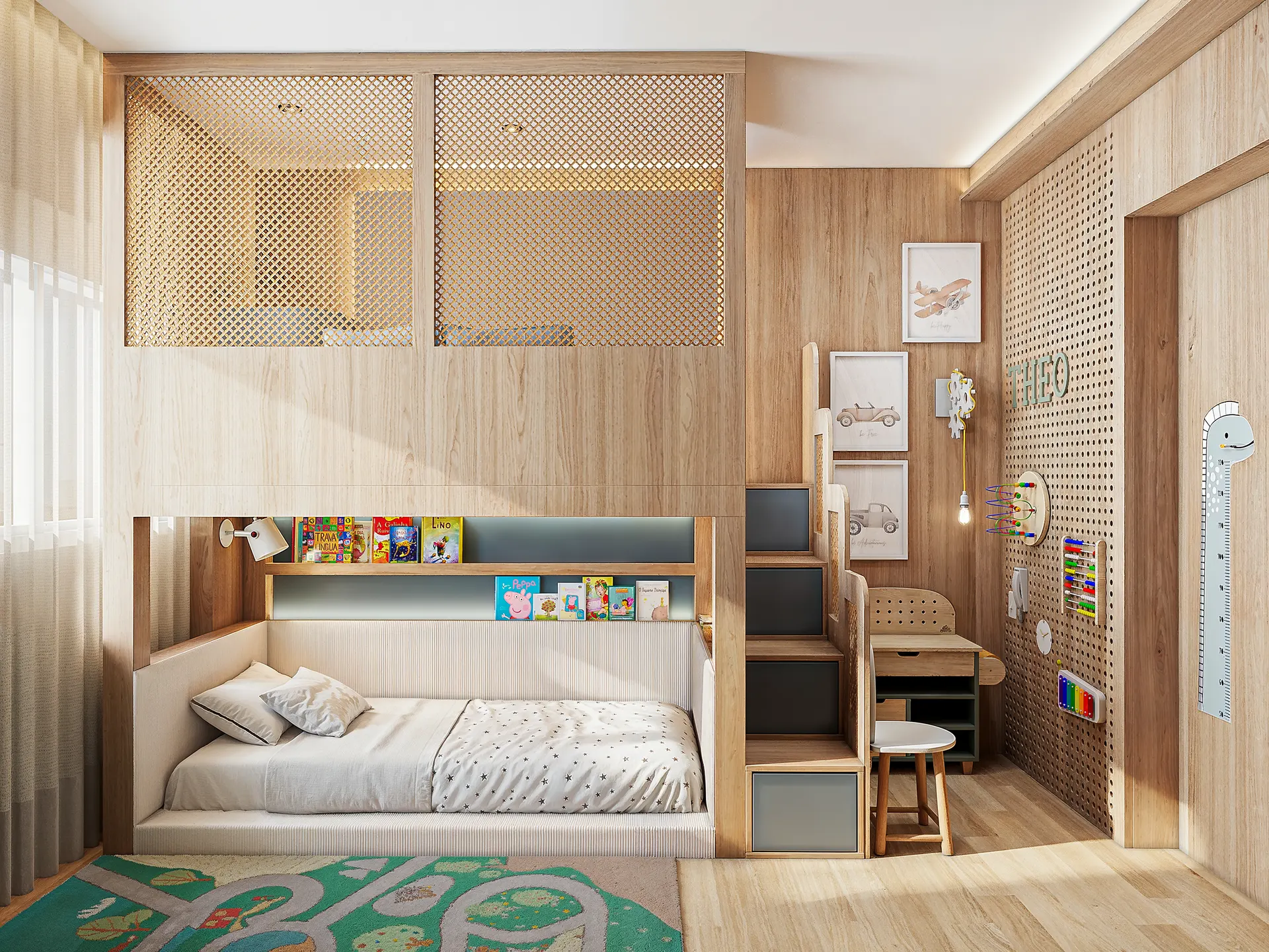 Quarto infantil do apartamento Caminhos da Lapa