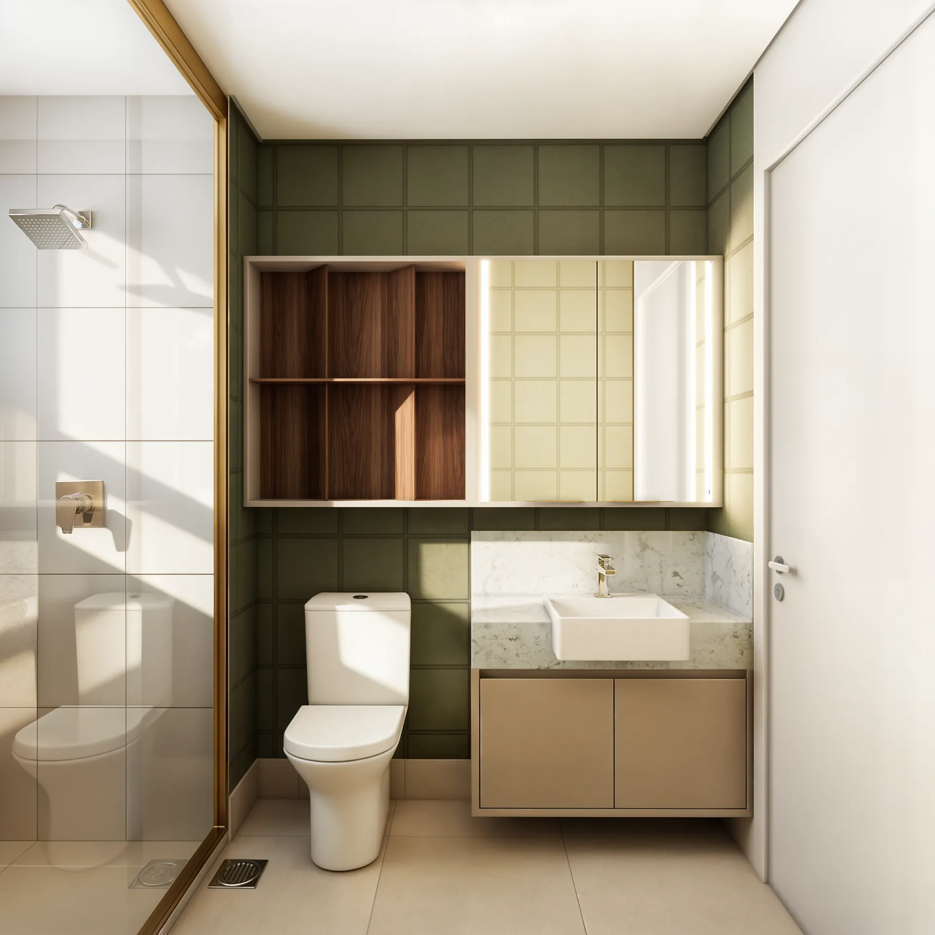 Banho do apartamento Legend