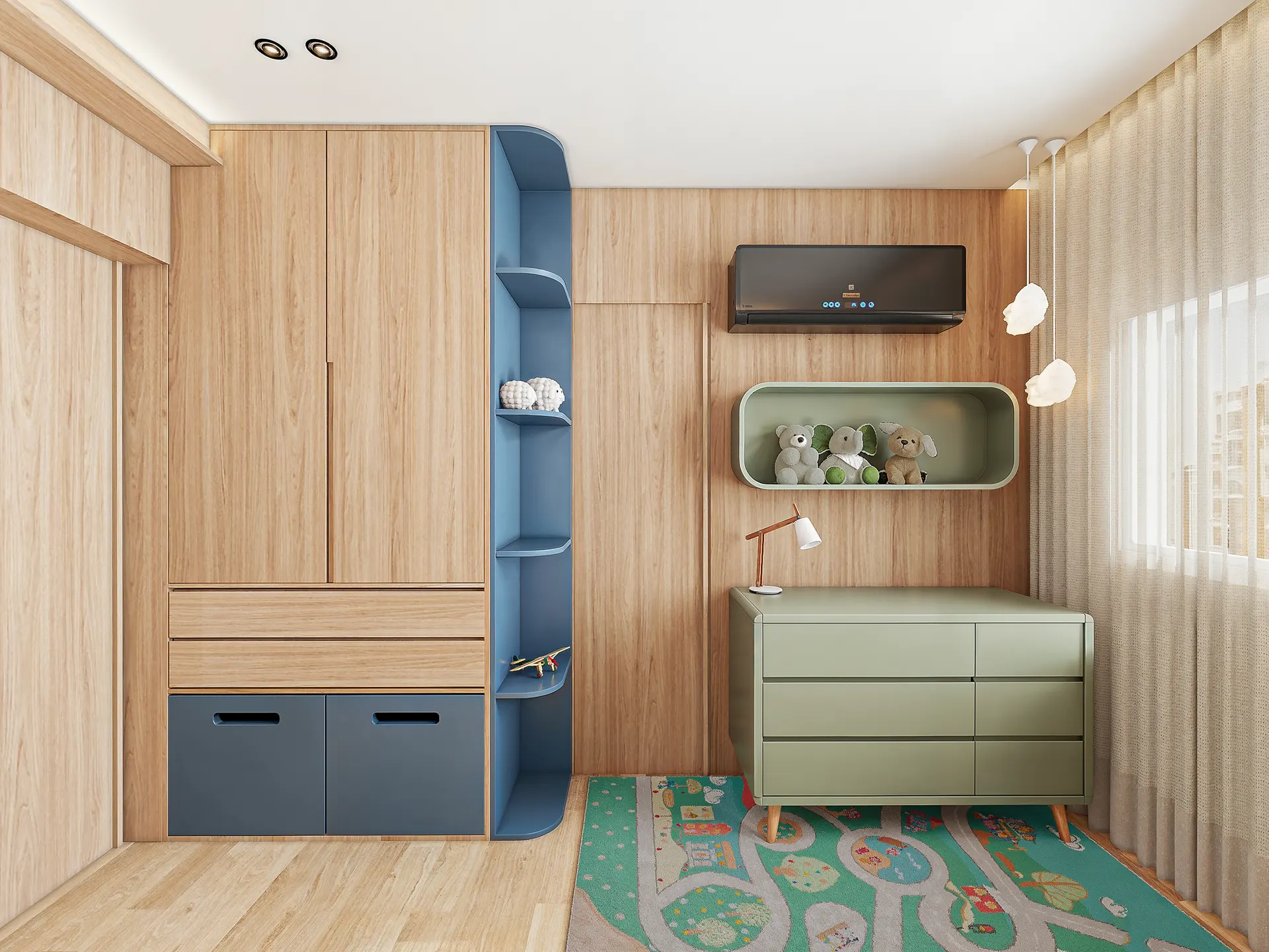 Quarto infantil do apartamento Caminhos da Lapa