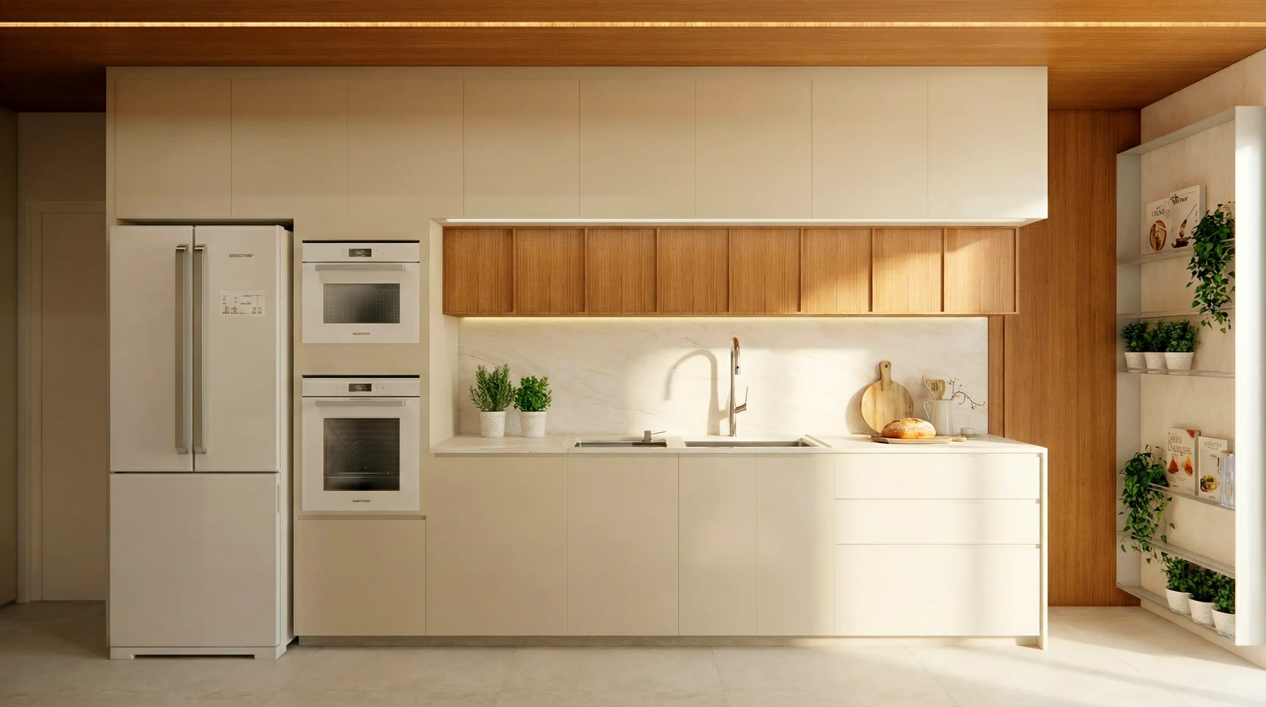 Cozinha do apartamento The Mark