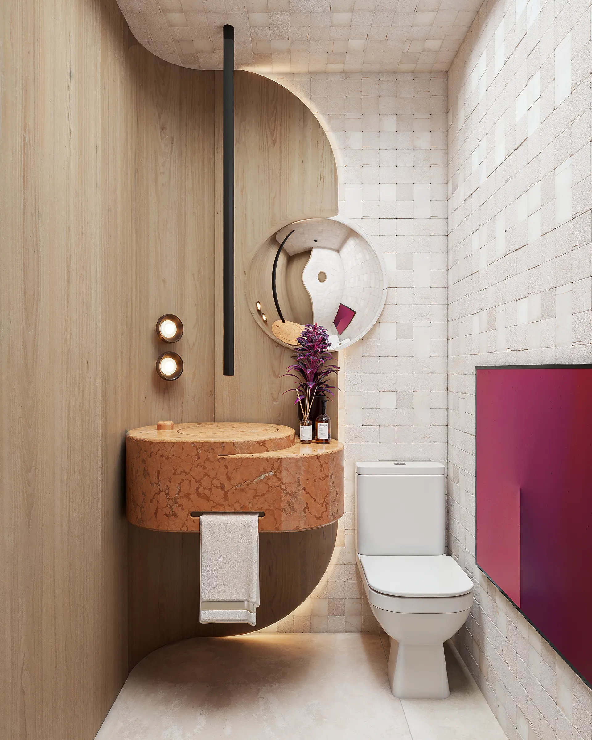 Lavabo do apartamento Caminhos da Lapa